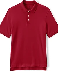 Lands' End Men's Short Sleeve Interlock Polo Shirt