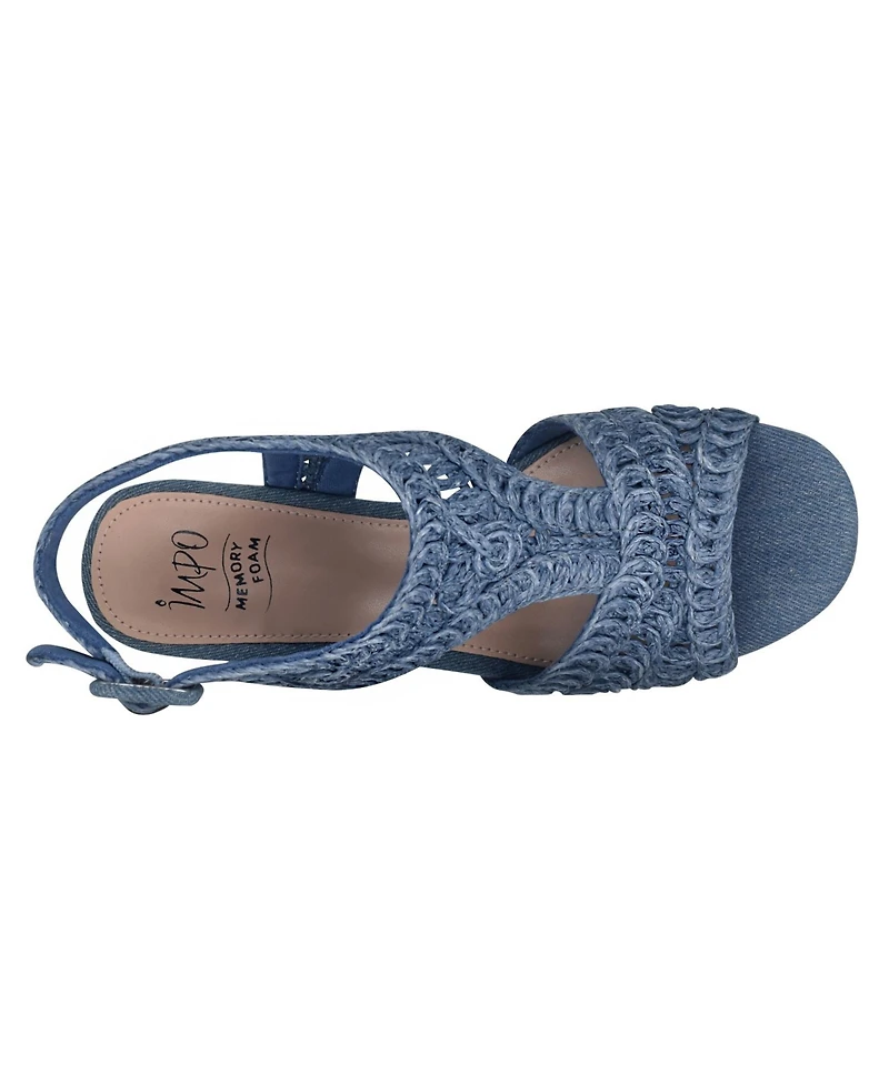 Impo Women's Osanna Woven Raffia Platform Sandals