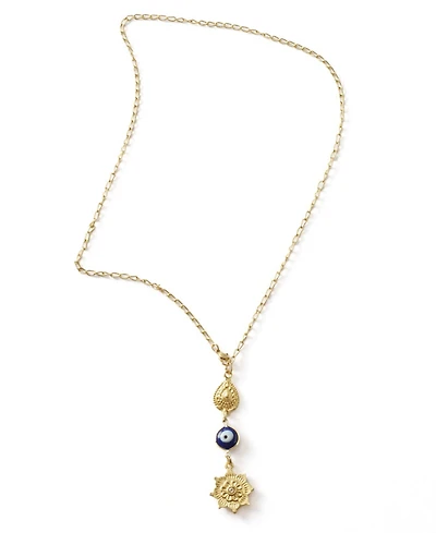 Matr Boomie Drishti Evil Eye Charm Drop Necklace
