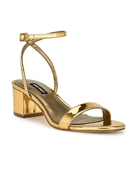 Nine West Women's Allora Strappy Block Heel Dress Sandals