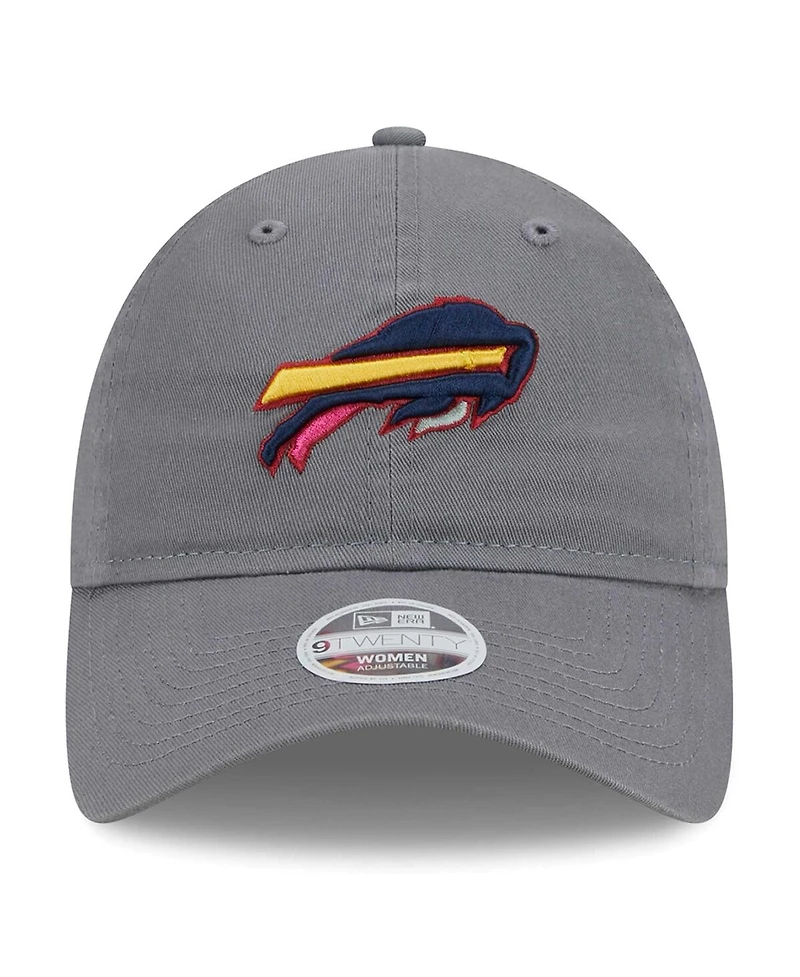 Women's New Era Gray Buffalo Bills Color Pack Multi 9TWENTY Adjustable Hat