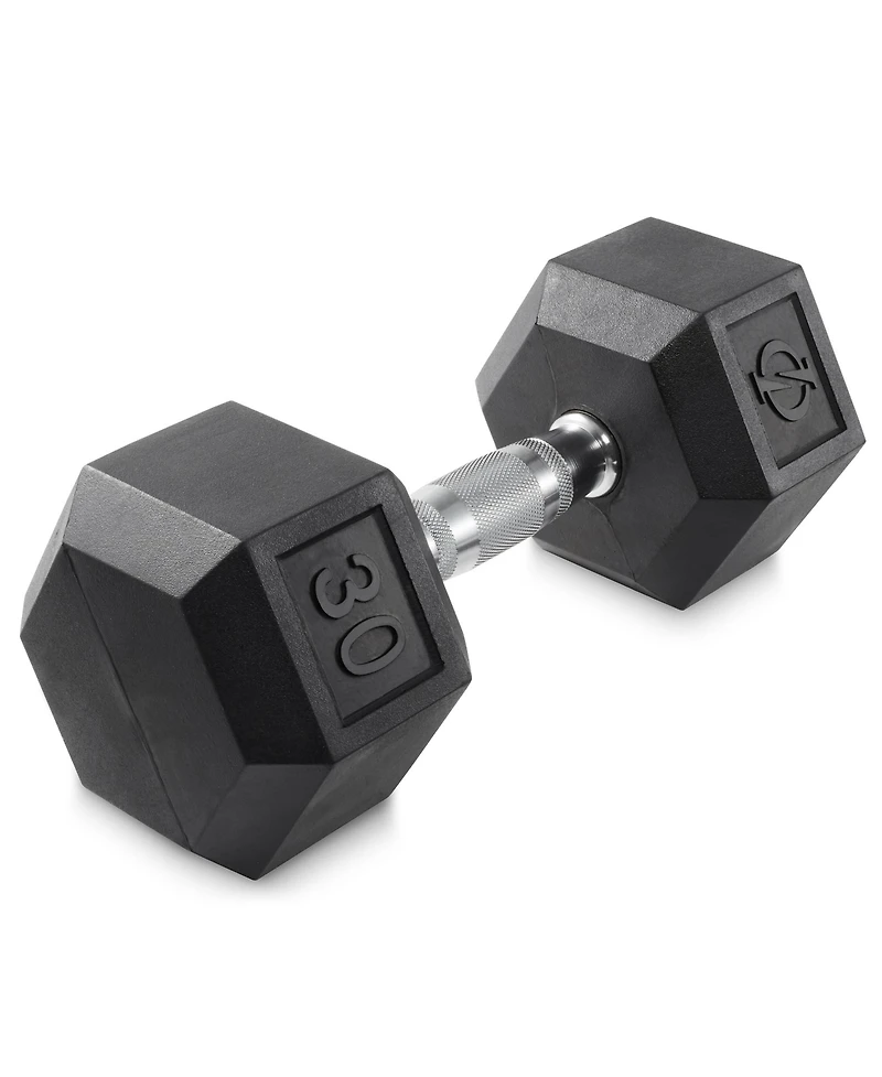 Philosophy Gym Rubber Coated Hex Dumbbell Hand Weight