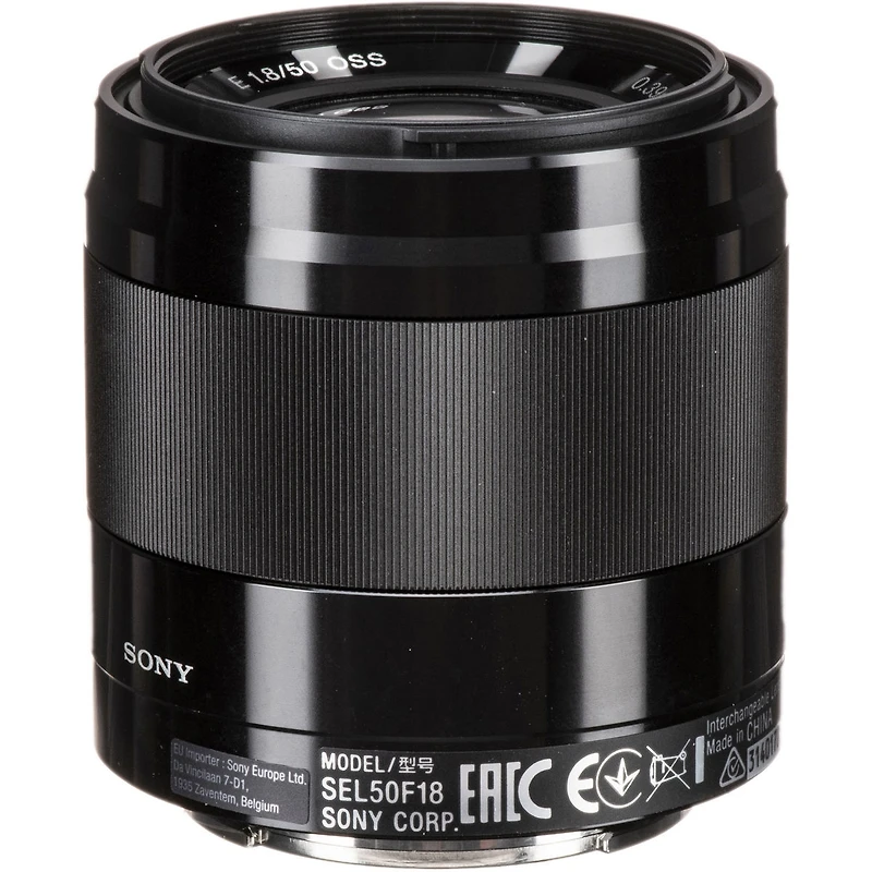 Sony E 50mm F1.8 Oss Prime Lens (Black)