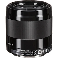 Sony E 50mm F1.8 Oss Prime Lens (Black)
