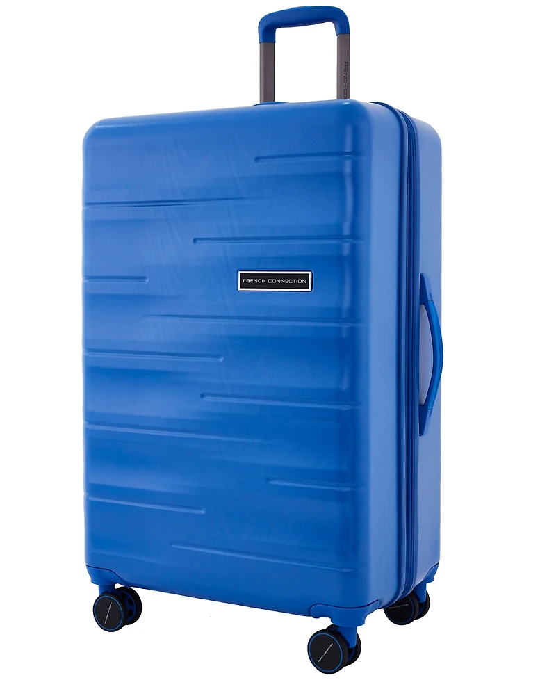French Connection 4Pc Expandable Rolling Hardside Luggage Set