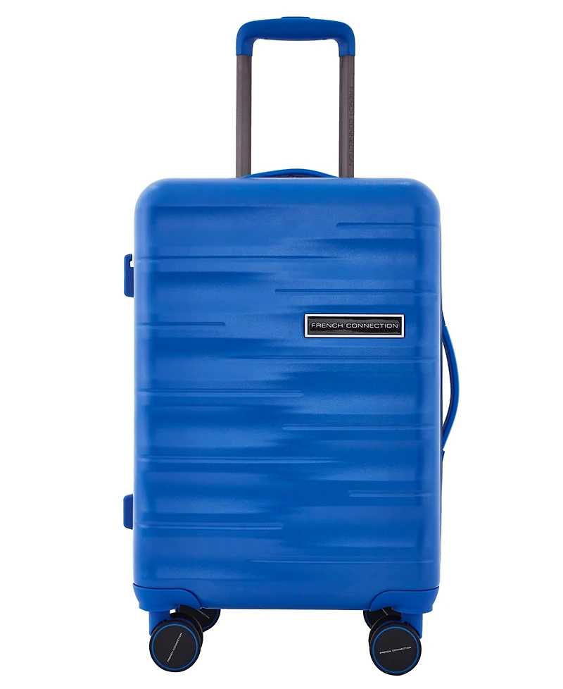 French Connection 4Pc Expandable Rolling Hardside Luggage Set