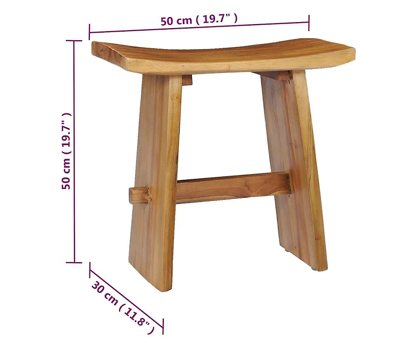 Stool Solid Teak Wood