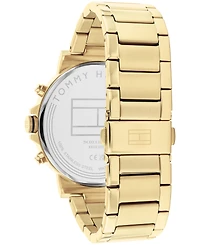 Tommy Hilfiger Men's Chronograph Gold-Tone Stainless Steel Watch 43mm