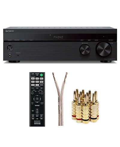 Sony STRDH190 2-ch Stereo Receiver with Phono Inputs and Bluetooth bundle
