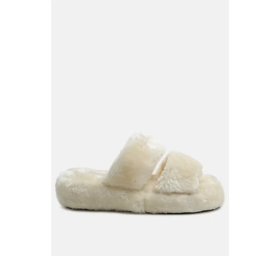 Smoothie Fur Slip-On Flats