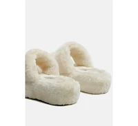 Smoothie Fur Slip-On Flats