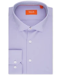 Tallia Men's Slim-Fit Solid Poplin Dress Shirt
