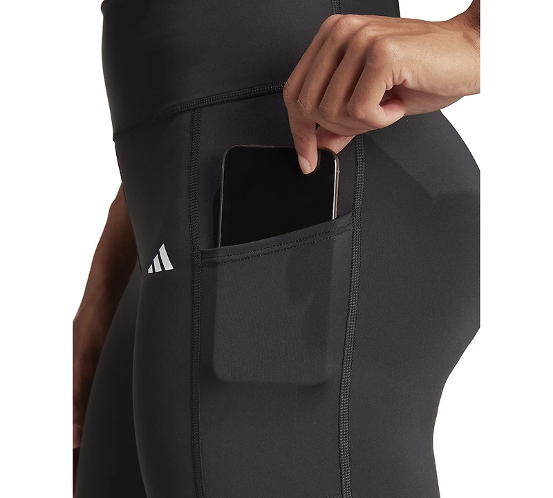adidas Women's Optime Stash High-Rise Bike Shorts