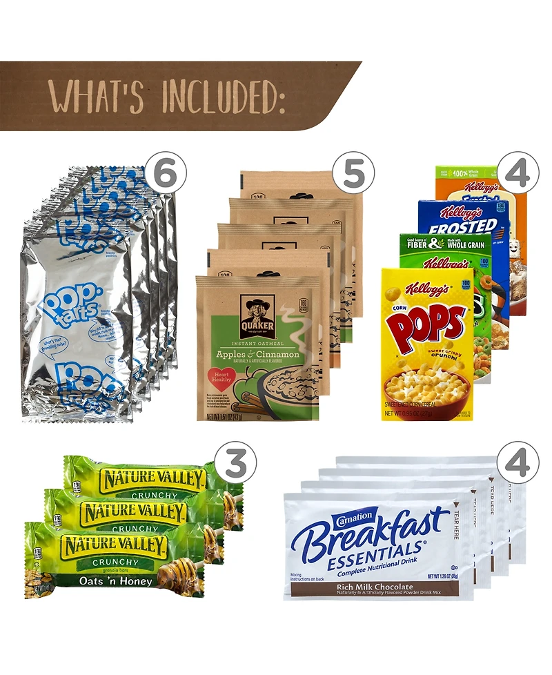 SnackBox Pros Breakfast Snack Box