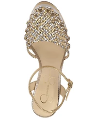 Jessica Simpson Women's Inaia Woven Platform Dress Sandals