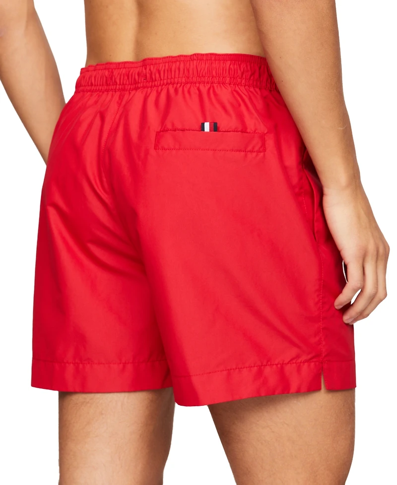 Tommy Hilfiger Men's Drawstring Logo 7" Swim Trunks
