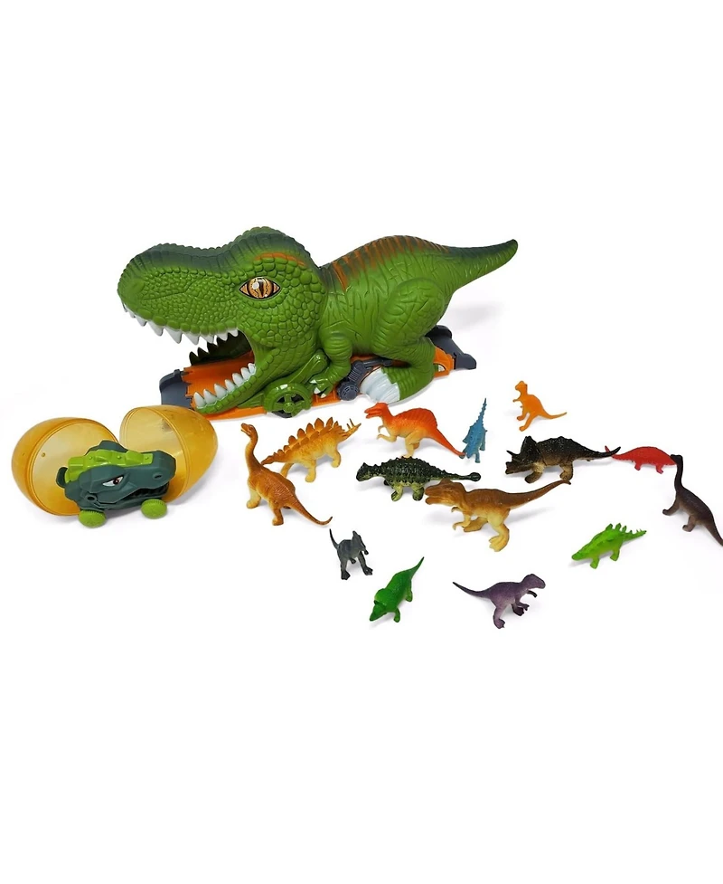 Kovot 12" Tyrannosaurus Rex Tunnel Play set with Dino Car & 30 Mini Dinosaurs