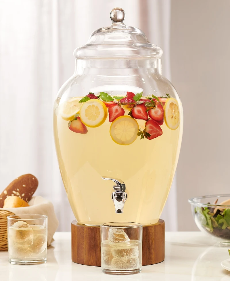 American Atelier Madera Glass Beverage Dispenser
