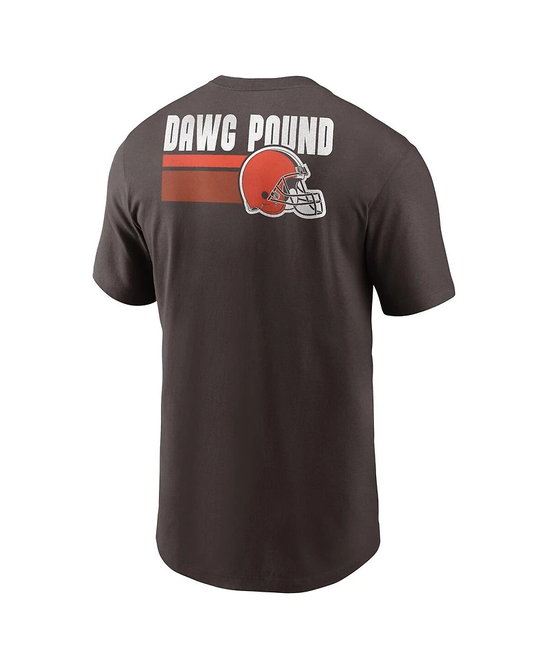 Men's Nike Brown Cleveland Browns Blitz Essential T-shirt