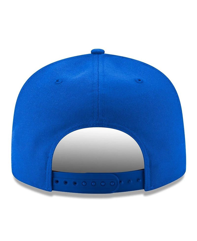 Men's New Era Blue Seattle Sounders Fc Carnation 9FIFTY Snapback Hat