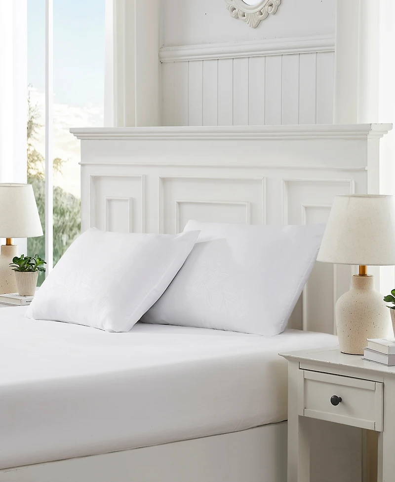 Tommy Bahama Home Ultimate Comfort Embossed 2-Pack Pillows, Jumbo (A $50.00 Value)