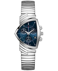 Hamilton Women's Swiss Chronograph Ventura Stainless Steel Bracelet Watch 32x50mm
