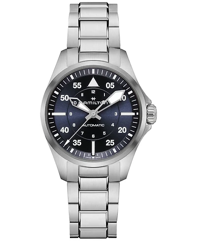 Hamilton Women's Swiss Automatic Khaki Aviation Stainless Steel Bracelet Watch 36mm