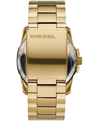 Men's Diesel Master Chief Three-Hand Gold-Tone Stainless Steel Watch 45mm