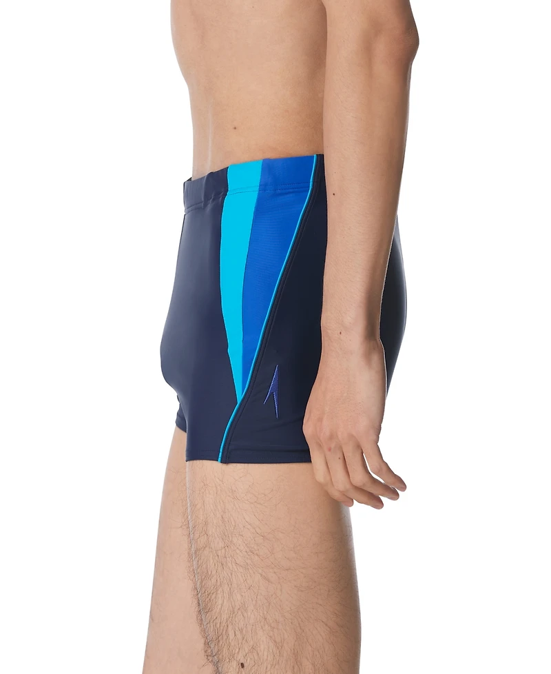 Speedo Men's Fitness Splice Stretch Upf 50+ Swim Trunks