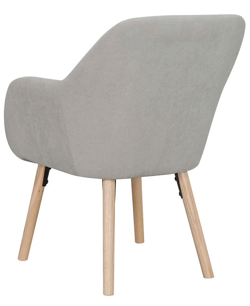 Convenience Concepts 25.25" Faux Linen Charlotte Wingback Accent Armchair