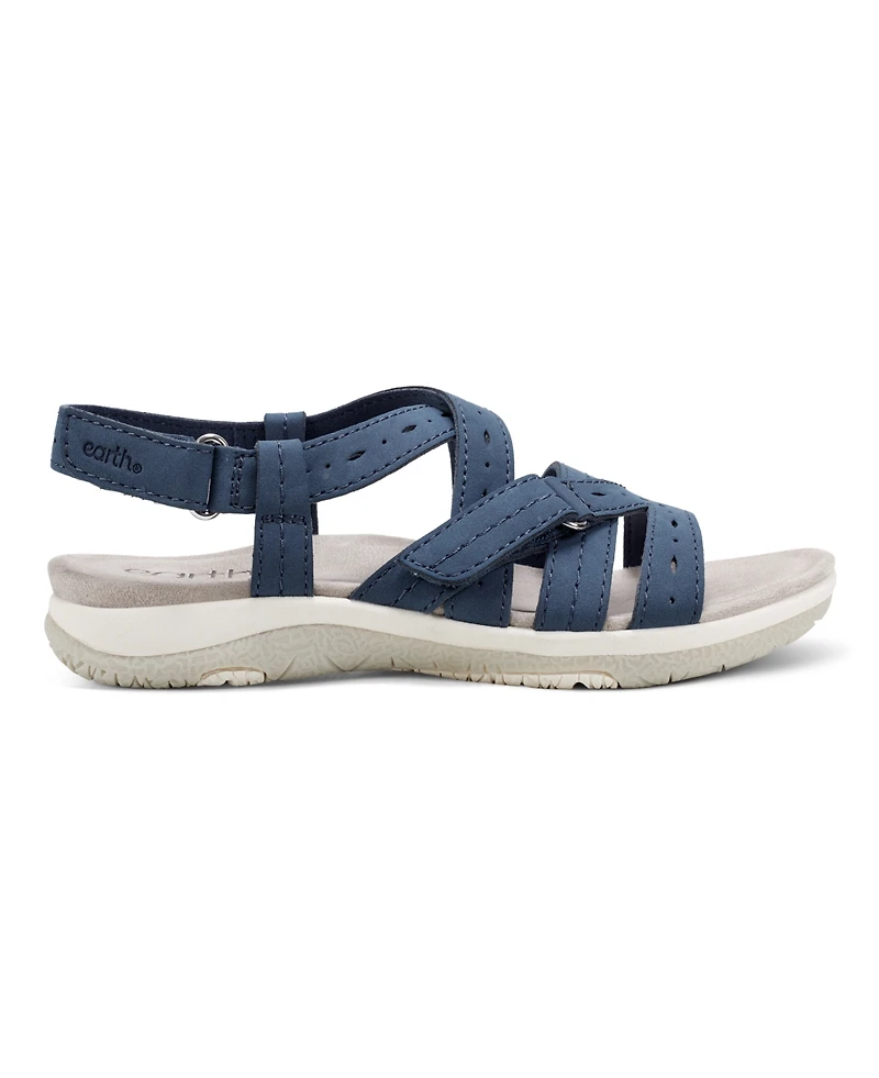 Earth Women's Samsin Strappy Flat Sandals