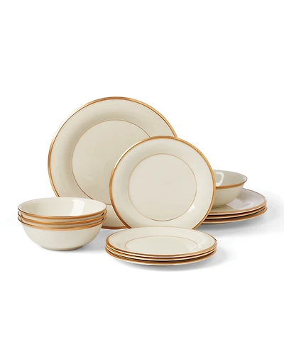 Lenox Eternal 12-Piece Dinnerware Set, Service for 4