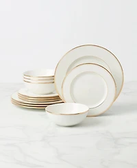 Lenox Federal Gold 12-Piece Dinnerware Set, Service for 4