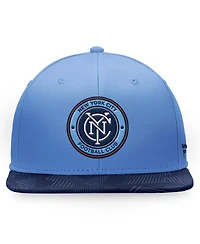 Men's Fanatics Sky Blue New York City Fc Iconic Defender Snapback Hat