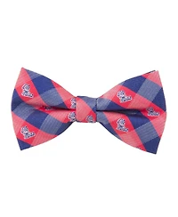 Men's Navy Ole Miss Rebels Check Bow Tie