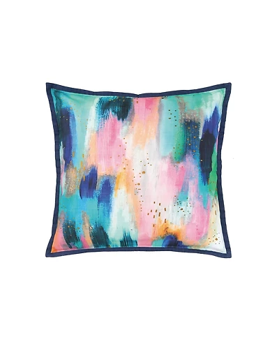 Colorful Brush Strokes Pillow, 22" x 22"