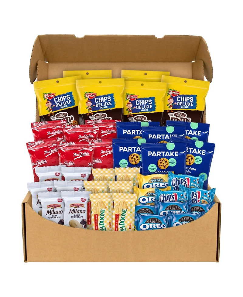 SnackBoxPros Cookie Lovers Snack Box, 40 Pieces