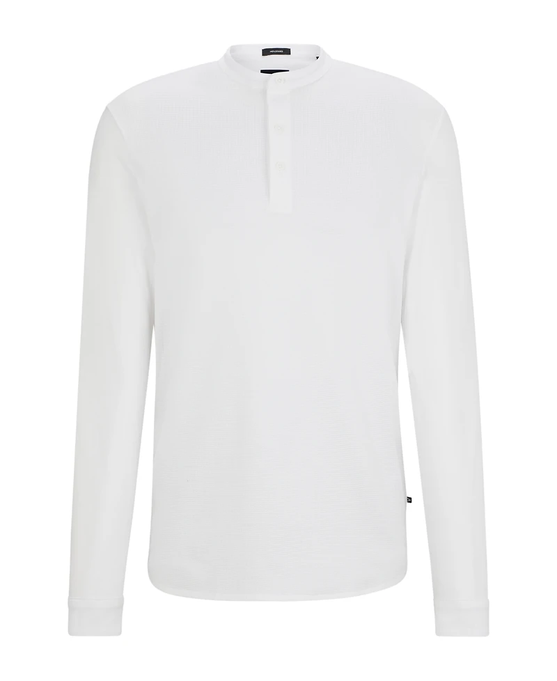Boss by Hugo Boss Men's Henley Neckline Polo Shirt