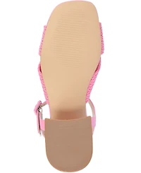 Journee Collection Women's Zerlina Block Heel Dress Sandals