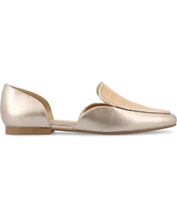 Journee Collection Women's Kennza Cut Out Slip On Loafers