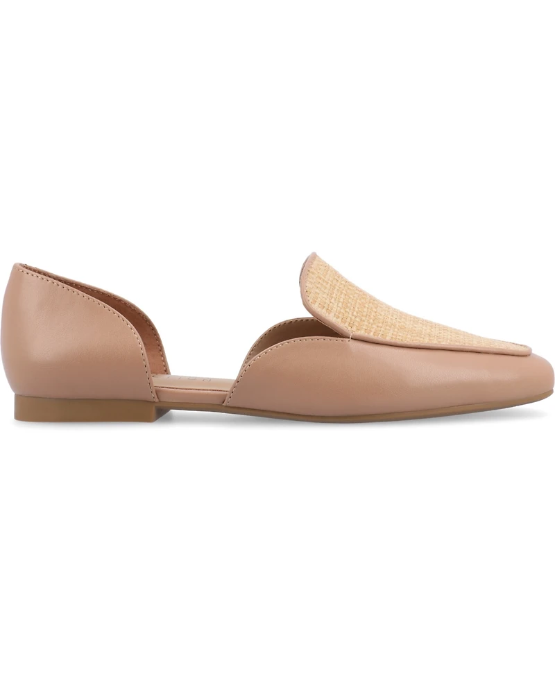 Journee Collection Women's Kennza Cut Out Slip On Loafers