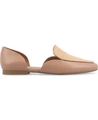 Journee Collection Women's Kennza Cut Out Slip On Loafers