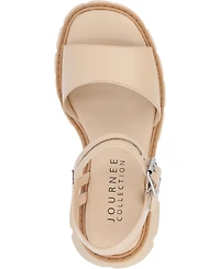 Journee Collection Women's Tillee Treaded Outsole Platform Sandals
