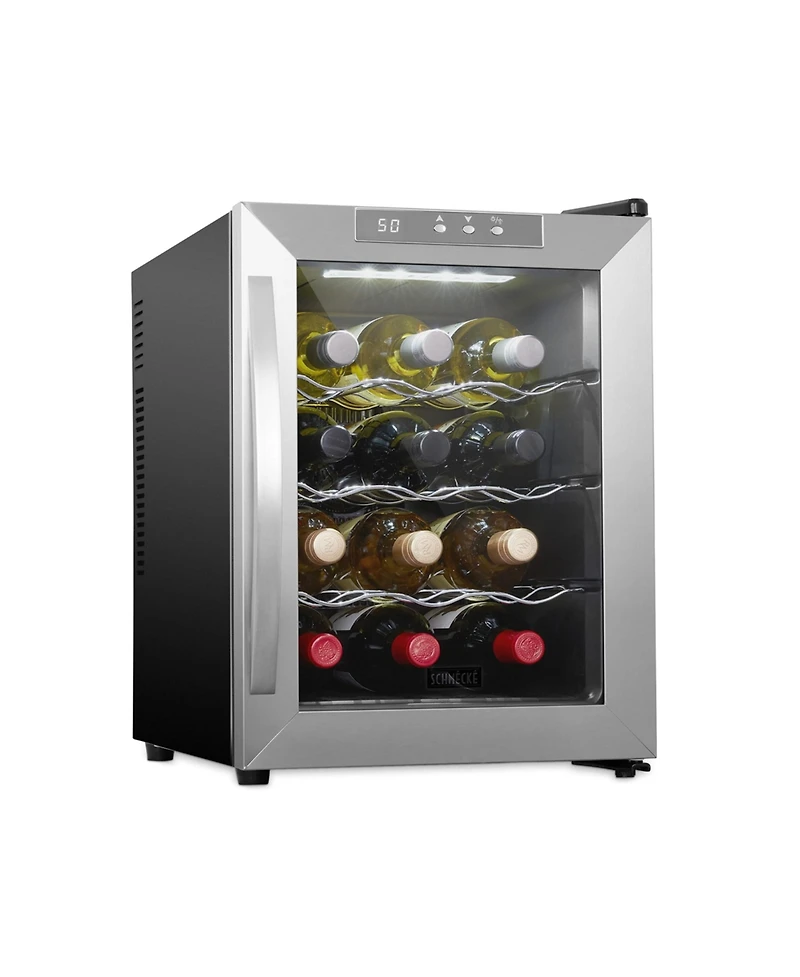 Schmecke 12-Bottle Thermoelectric Wine Cooler - Stainless Steel