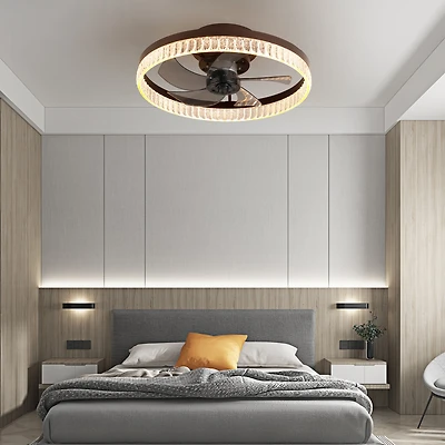 Streamdale Modern Remote Control Chandelier Fan