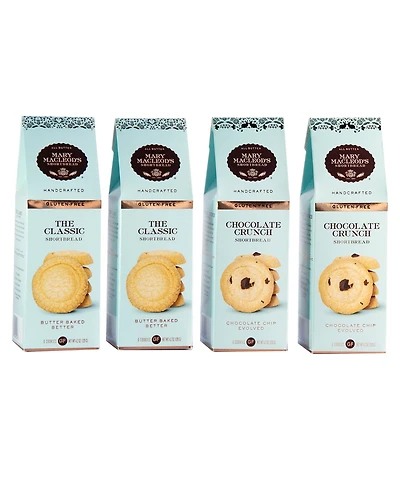 Mary Macleod's Shortbread Classic and Chocolate Crunch Gluten Free Shortbread, 4 Pack