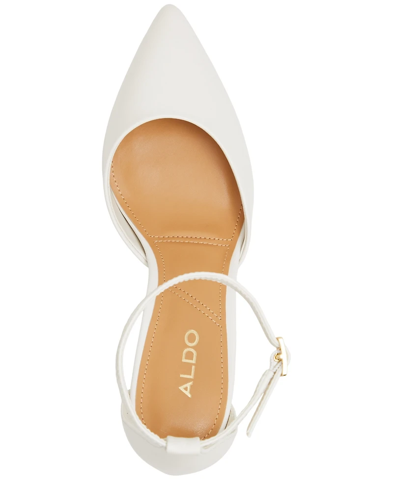Aldo Women's Jan Pointed Toe Ankle-Strap Block-Heel Sandals