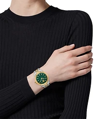 Versace Women's Swiss Two-Tone Stainless Steel Bracelet Watch 36mm