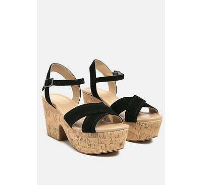 Ulla Womens High Heeled Block Sandal