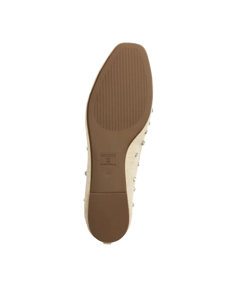 Schutz Women's Arissa Shine Ballet Flats
